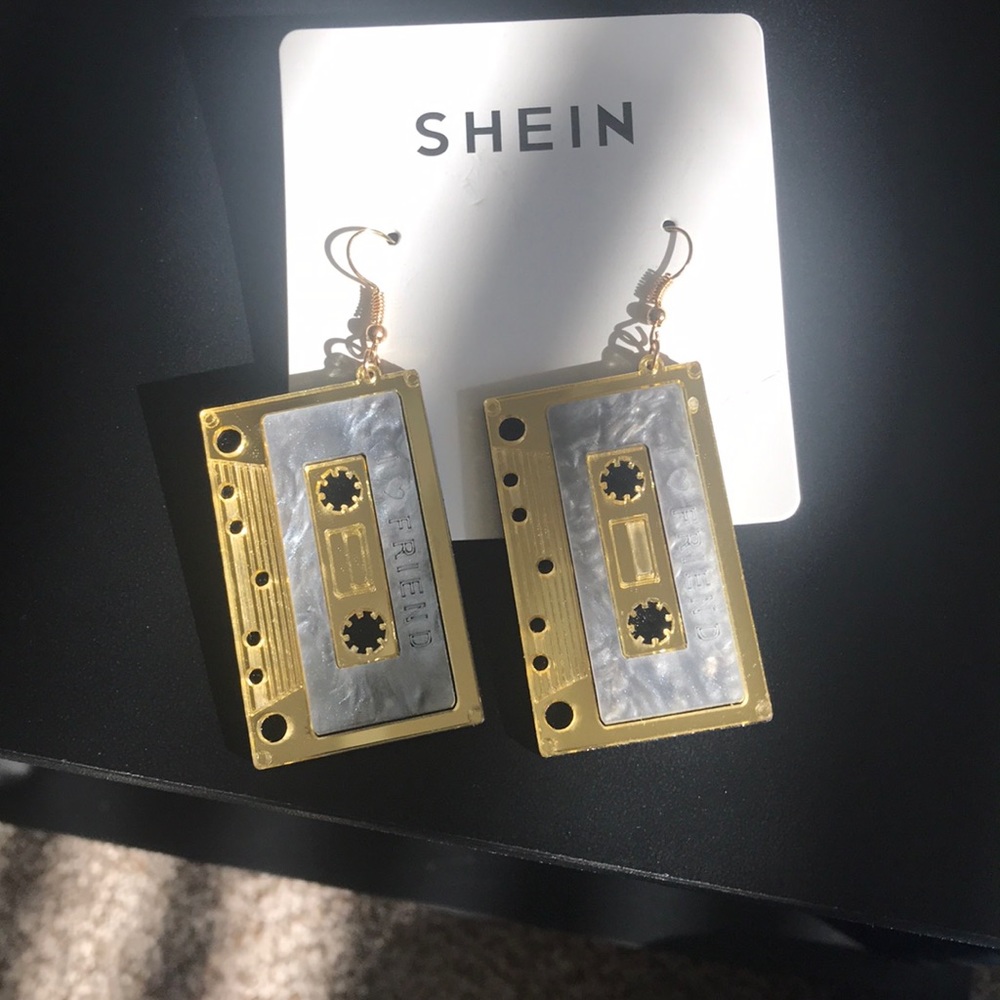Gold and Sliver I ❤️ Friend Earrings